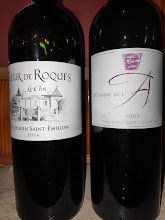 Puisseguin Saint Emilion : Fleur de Roques Le Clos 2016, Castillon-Côtes de Bordeaux : Domaine de l'A 2008