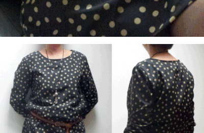 Robe à pois