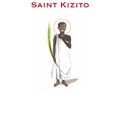 aquarelle de saint Kizito, martyr en Ouganda du groupe des 52 martyrs.