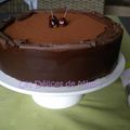 Un gâteau tout chocolat