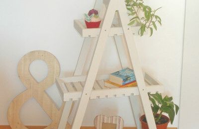 Pas à pas pour fabriquer une étagère style escabeau en bois de palette