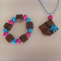 parure chocolat pour petite fille