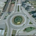 Rond-point à Malonne (Belgique)