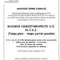 Offre d'emploi