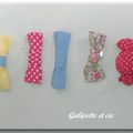 Barrettes pour mistinguette