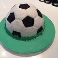 Gâteau 3D Ballon foot
