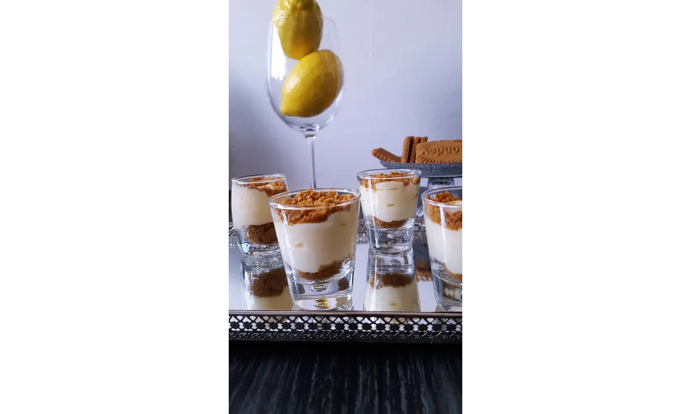 Verrines Speculoos crème de Citron 