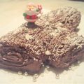 ...Yule log ou bûche de Noël au chocolat sans gluten... (Nigela Christmas)