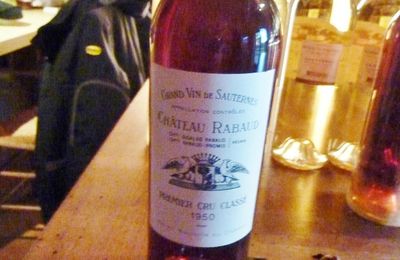 Verticale au château Rabaud Promis (Sauternes) - 39 Millésimes : Première partie de 1940 à 1982