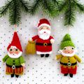Santa and his Elves - Dollytime - Wendy Phillips