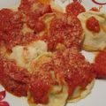 Raviollis de crustacés et sa sauce Provençal 