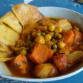 Ragout de légumes aux pois chiche (couscous végétarien)