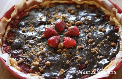 Tarte choco-fraise