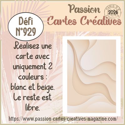 Défi n°929 du jeudi 15 janvier 2026