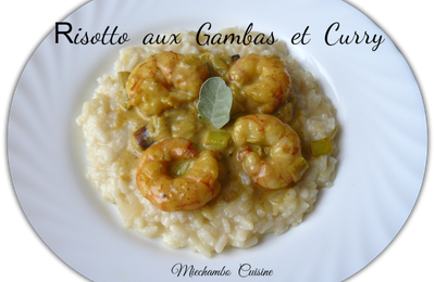 Risotto aux Gambas au Curry