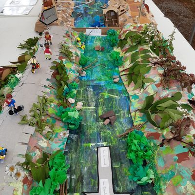 La maquette du canal de la Bruche.