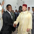 صاحب الجلالة الملك محمد السادس يستقبل رئيس جمهورية غينيا الاستوائية 
