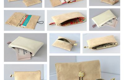 Nouvelles pochettes et ensemble porte-chéquiers et cartes...