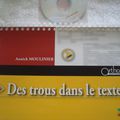 Des trous dans le texte:Annick Moulinier