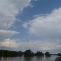 Loire et grand ciel nuageux