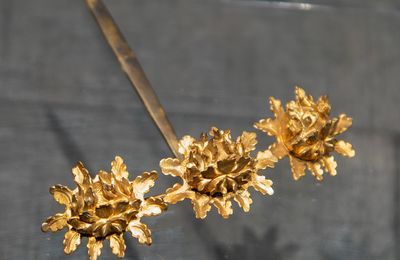 Gilt Silver Hairpins, Song-Yuan dynasty