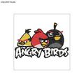 Motif broderie gratuit angry bird trio