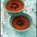 Crèmes caramel, café et grué de cacao