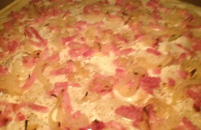 Flammeküeche ou tarte flambée