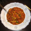 Curry de légumes aux fruits secs (peu relevé)