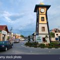 Rond-point à Perak (Malaisie)