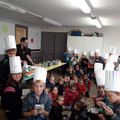 La visite d'un Chef à l'école pour la semaine du goût