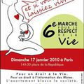 Marche pour la vie 2010