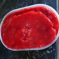 sorbet aux fraises