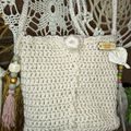 Petit sac Bohème  ,exclusivité Natur'Eva crochet