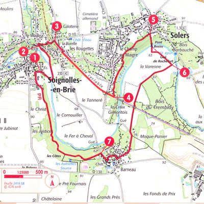 Les gués sur l'Yerres PR28 (ed2019)