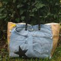 Sac Sardine & Cie Collection Jean/Jute