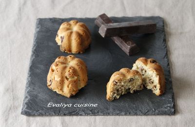 MUFFINS BANANE ET PEPITES DE CHOCOLAT