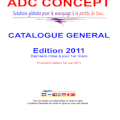 Catalogue Général - Edition Mars 2011