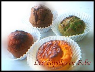 Muffins colorés