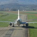 Aéroport Tarbes-Lourdes-Pyrénées: Blue Line: Airbus A310-325/ET: F-HBOY: MSN 650.