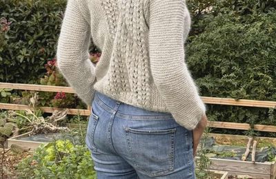 Mon premier pull avec de la vraie laine !