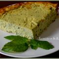 Quiche à la courgette