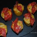 Muffins au chorizo et comté