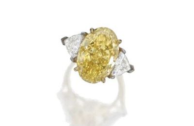 Fancy Brownish Yellow & Fancy Intense Yellow Diamonds