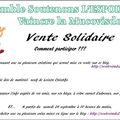 J - 4 pour la Vente Solidaire de Créations Manuelles 