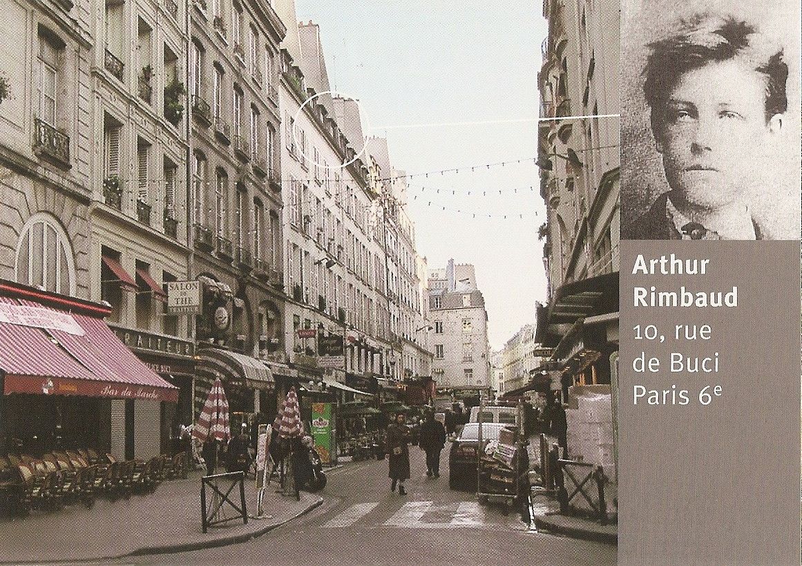 Paris, carte postale, Rimbaud (75)