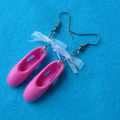 Boucles d'oreilles pour petite ballerine 