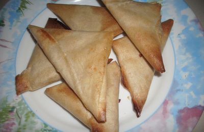 Samsa aux amandes et fleurs d'oranger