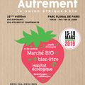 Unique conférence sur le Salon Vivre Autrement 2019 à Paris