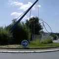 Rond-point à Bouguenais